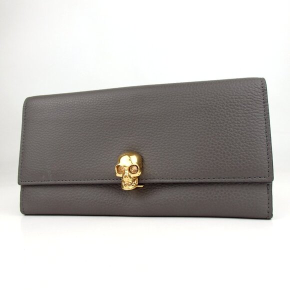 Alexander McQueen Handbags - Authentic ALEXANDER McQUEEN 275330・486480 Skull purse leather [Used]